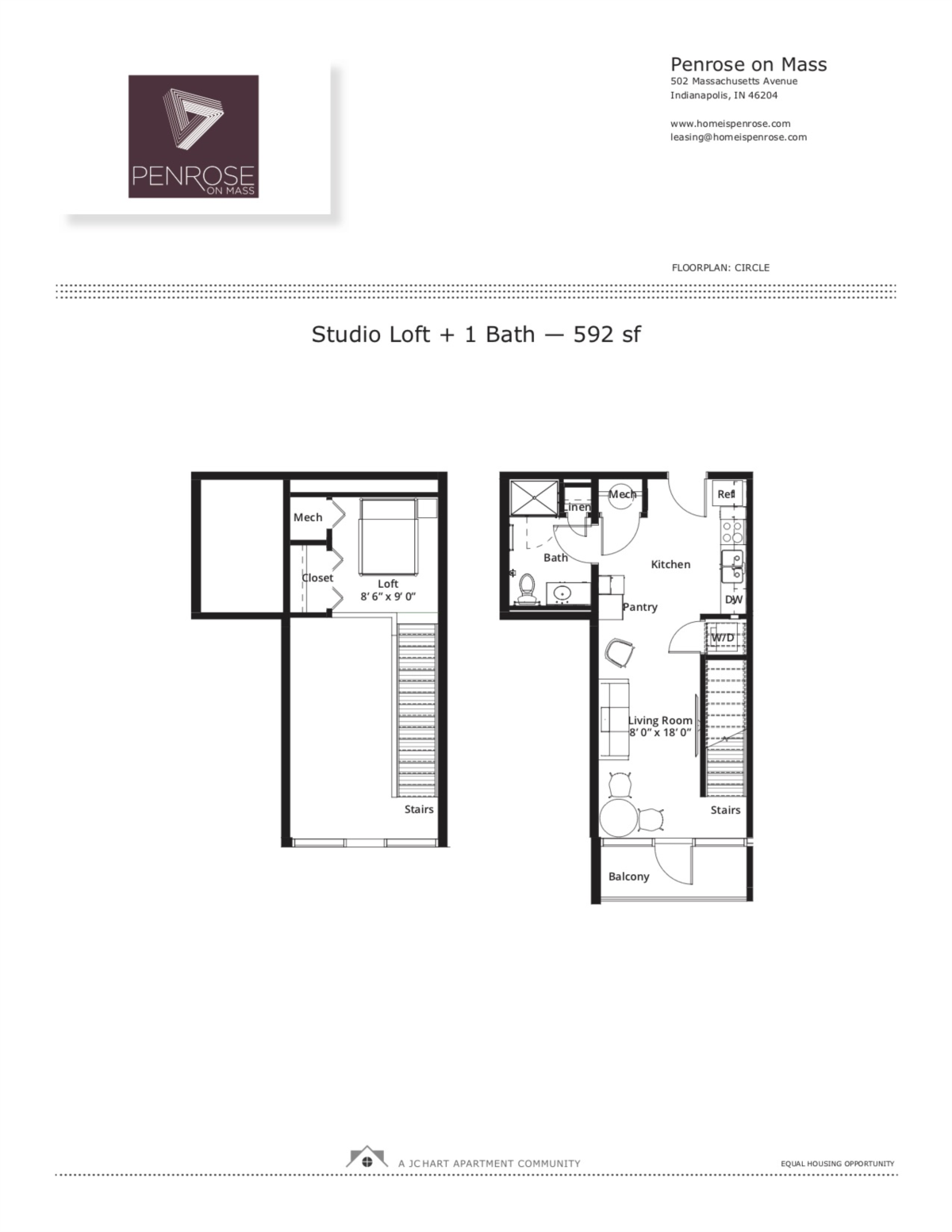 Circle floor plan