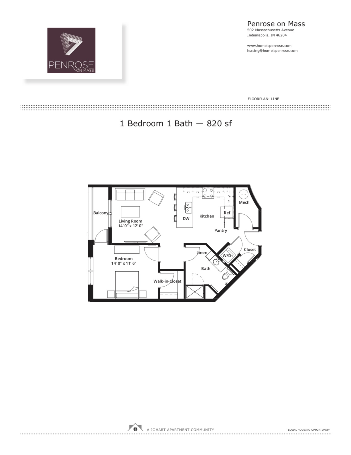 Line floor plan