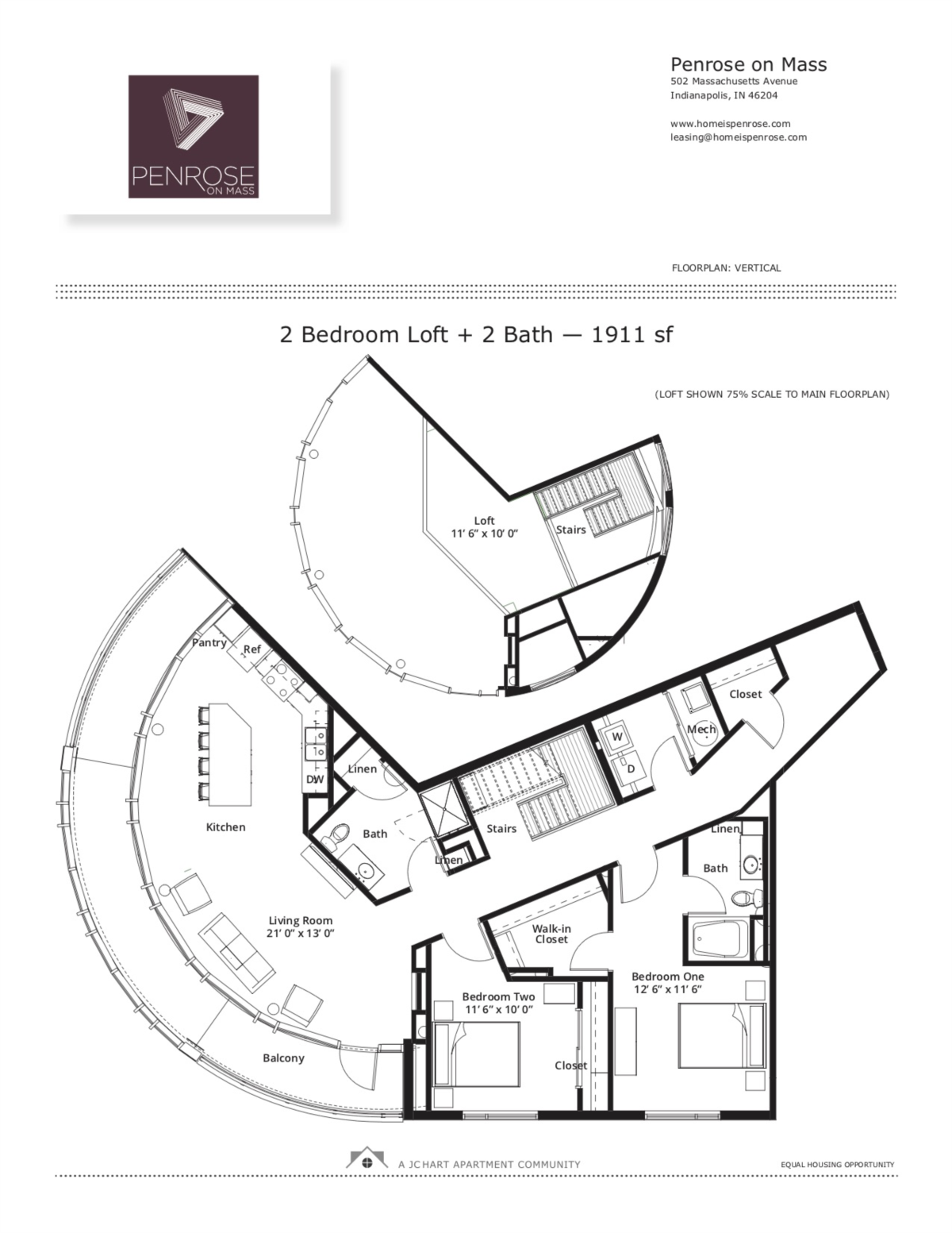 Verticle floor plan